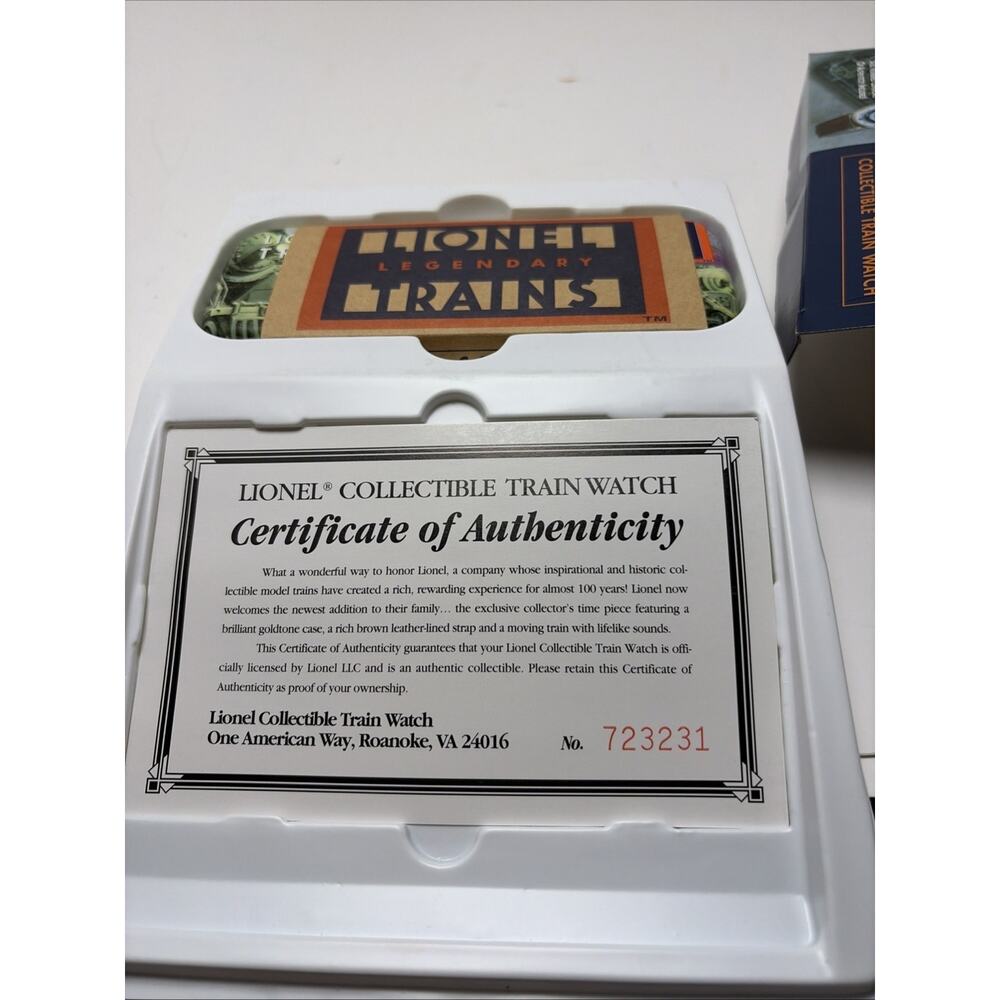 Lionel Collectible Train Watch w/Sounds Collector's Edition BRAND NEW - Sealed! - Picture 3 of 6